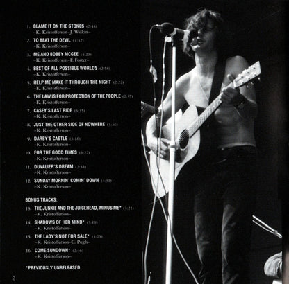 Kris Kristofferson – Kristofferson Music CD