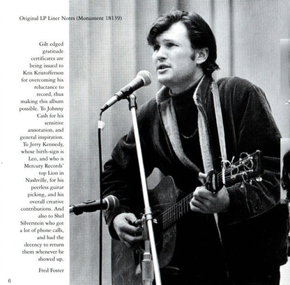 Kris Kristofferson – Kristofferson Music CD