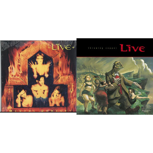 Live - Mental Jewelry & Throwing Copper (2 LP/25Th Anniversary)