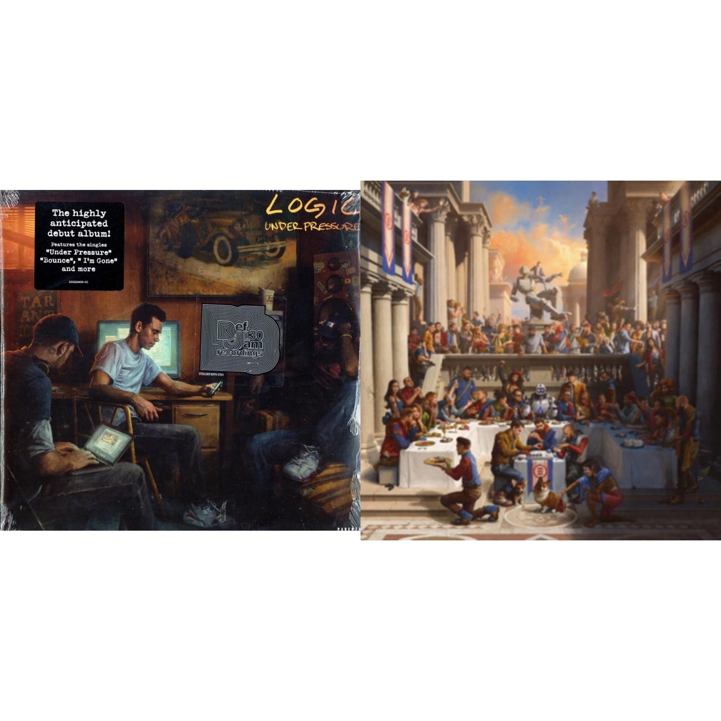 Logic - Under Pressure (X) & Everybody - LP Vinyl Bundle