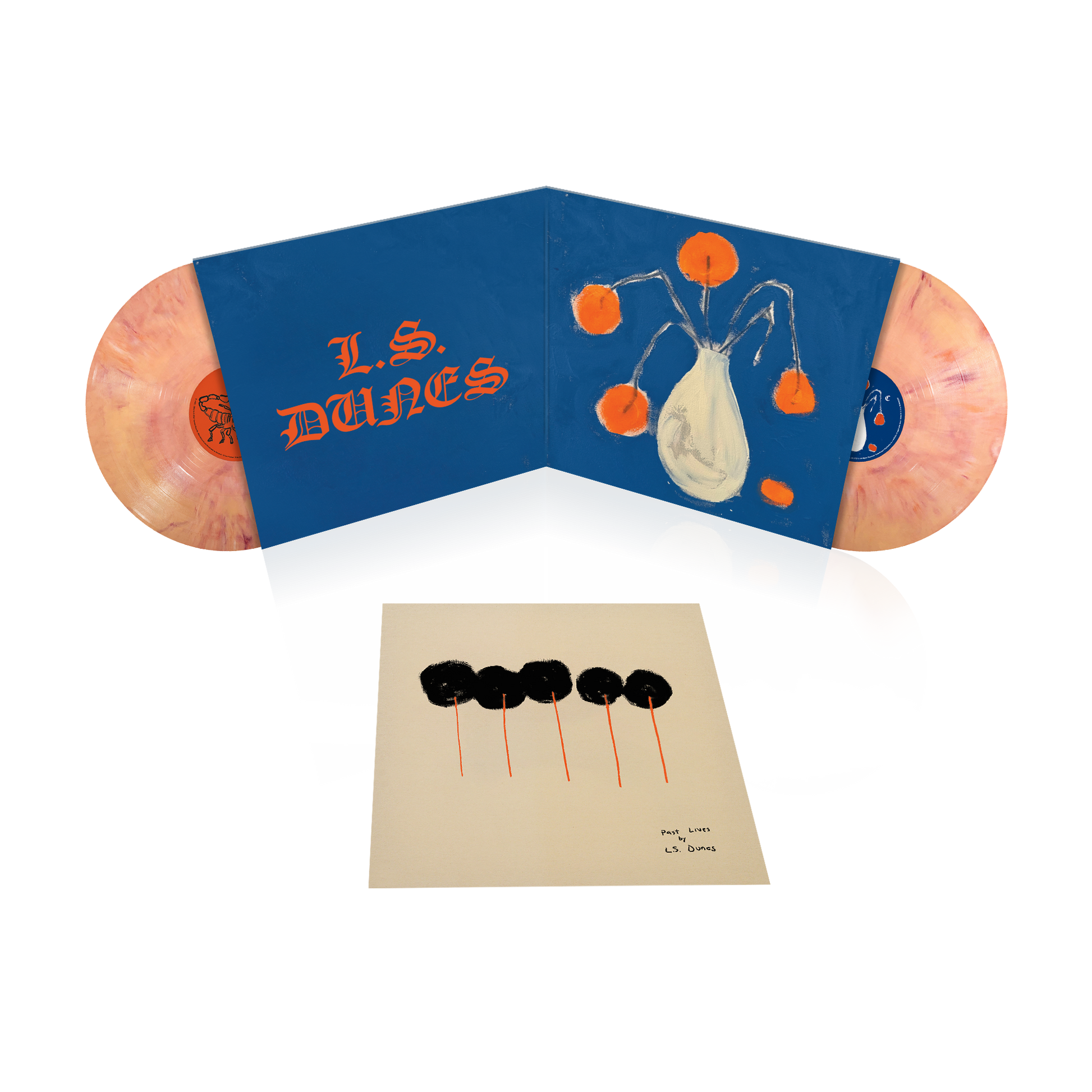 L.S. Dune - Past Lives (Deluxe) - Cream Swirl Vinyl 2 LP Vinyl Record