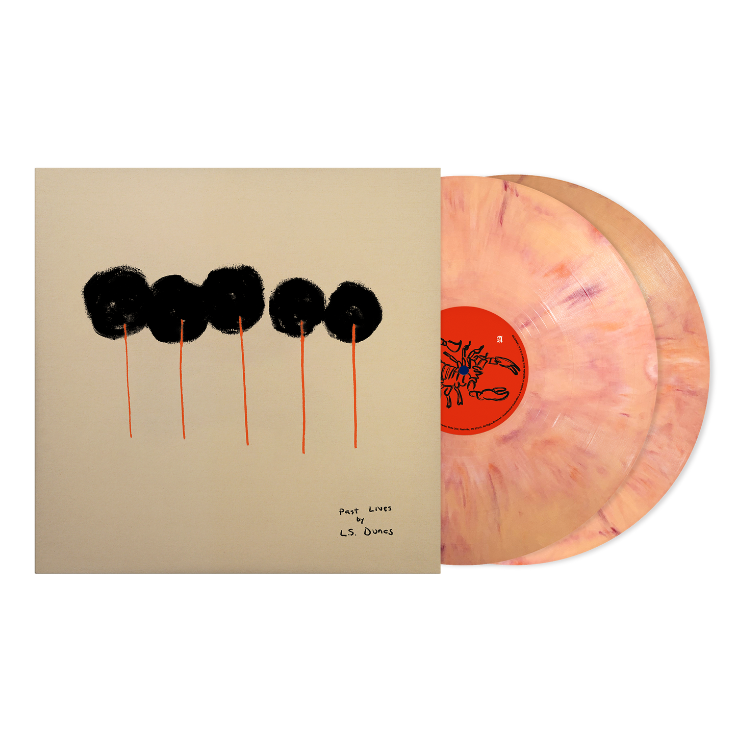 L.S. Dune - Past Lives (Deluxe) - Cream Swirl Vinyl 2 LP Vinyl Record