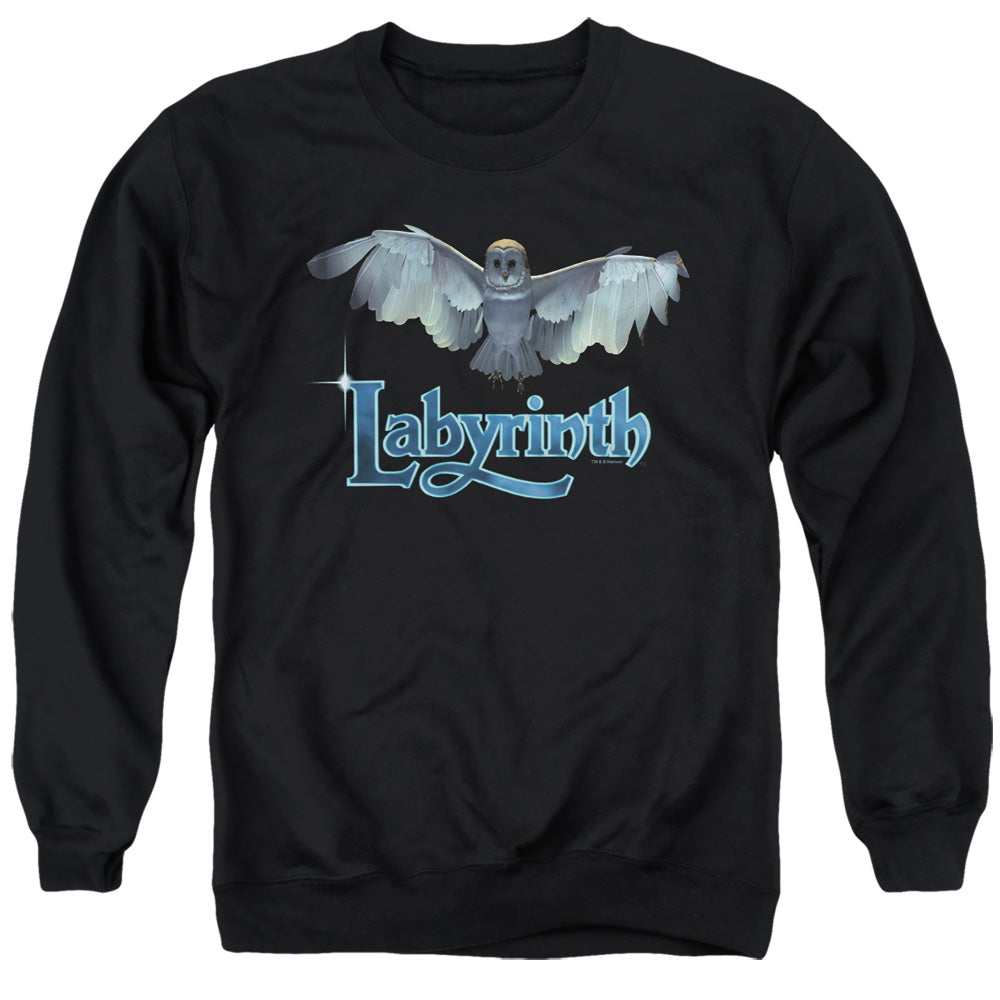Labyrinth Title Sequence Mens Crewneck Sweatshirt Black Officially Licensed