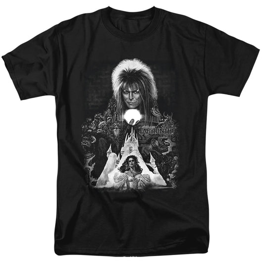 Labyrinth Castle Mens T Shirt Black