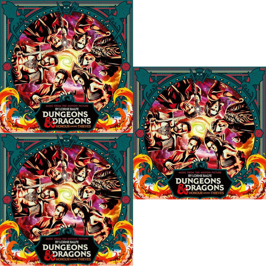 Lorne Balfe - Dungeons & Dragons: Honour Among Thieves (Red W/ Black Dust Vinyl/2LP) & Dungeons & Dragons: Honor Among Thieves Ost (Dragon Fire Red/2LP) & Dungeons & Dragons: Honor Among Thieves Ost (2LP)
