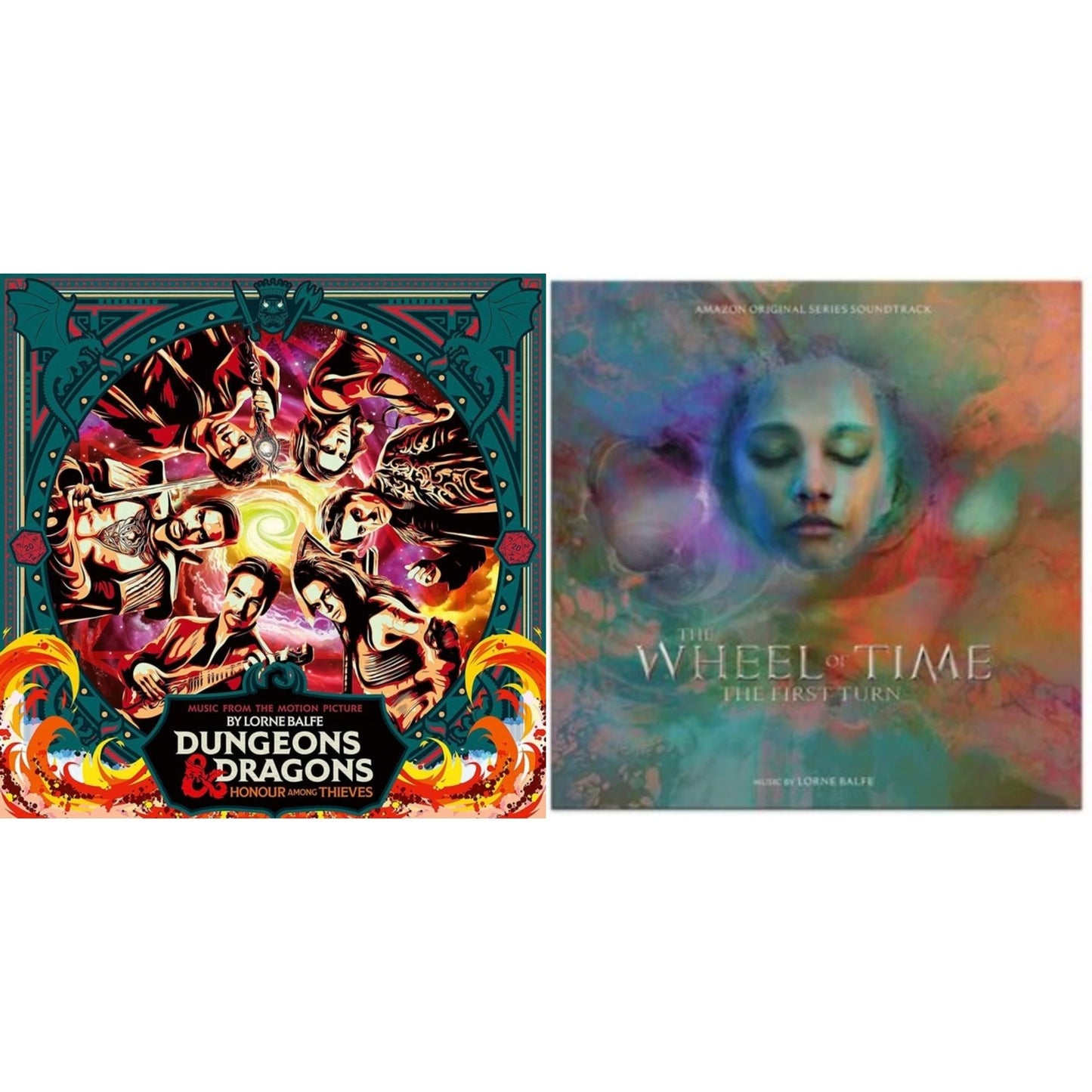Lorne Balfe - Wheel Of Time: The First Turn (Amazon Original Series Soundtrack) (2LP) & Dungeons & Dragons: Honor Among Thieves Ost (Dragon Fire Red/2LP)