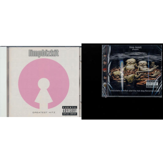Limp Bizkit - Greatest Hitz & Chocolate Starfish & Hot Dog Flavored Water - CD Bundle