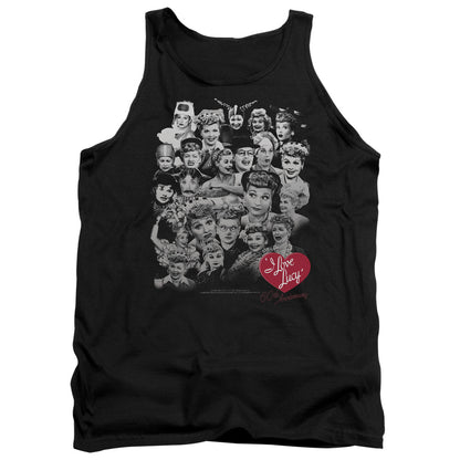 I Love Lucy 60 Years Of Fun Mens Tank Top Shirt Black