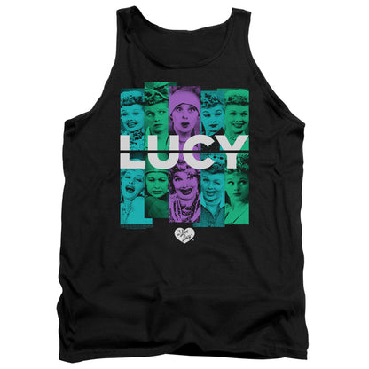 I Love Lucy Shades Of Lucy Mens Tank Top Shirt Black