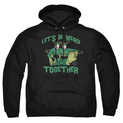 I Love Lucy Weird Together Mens Hoodie Black Officially Licensed