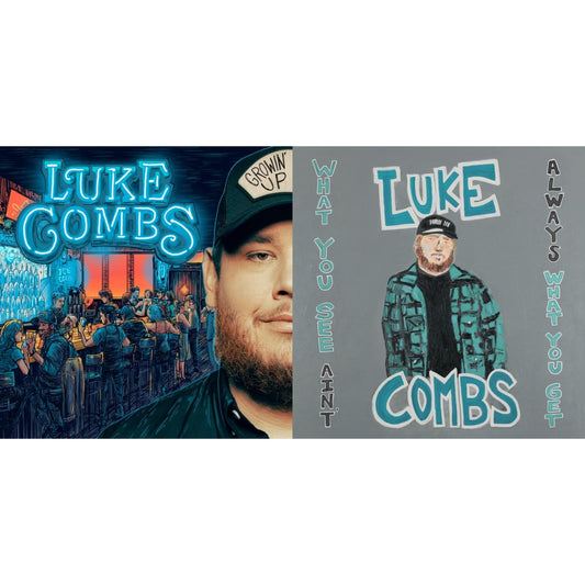 Luke Combs - What You See Ain't Always What You Get (Deluxe Edition) (3LP/140G) & Growin' Up (150G)