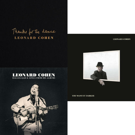 Leonard Cohen - Thanks For The Dance (180G) & Hallelujah & Songs From His Albums (2LP) & You Want It Darker (180G/Dl Card)