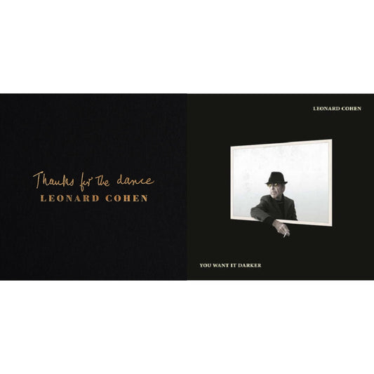 Leonard Cohen - Thanks For The Dance (180G) & You Want It Darker (180G/Dl Card) - LP Vinyl Bundle