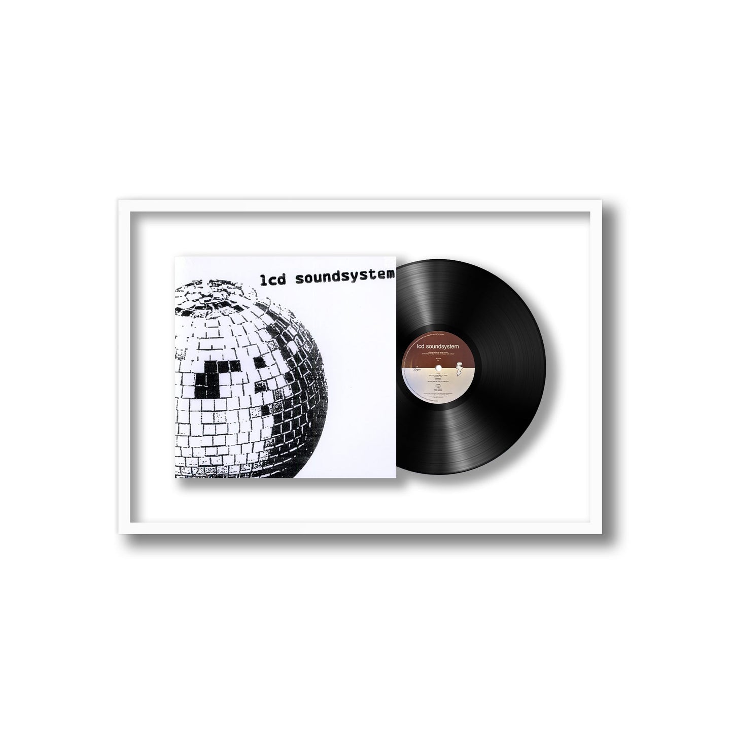 LCD Soundsystem Framed Vinyl Record