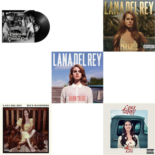 Lana Del Rey - Chemtrails Over The Country Club & Blue Banisters (2LP) & Born To Die & Paradise & Lust For Life