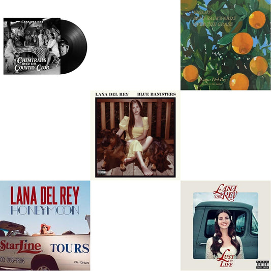 Lana Del Rey - Chemtrails Over The Country Club & Blue Banisters (2LP) & Violet Bent Backwards Over The Grass (180G) & Honeymoon & Lust For Life