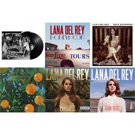 Lana Del Rey - Chemtrails Over The Country Club & Blue Banisters (2LP) & Violet Bent Backwards Over The Grass (180G) & Born To Die & Paradise & Honeymoon