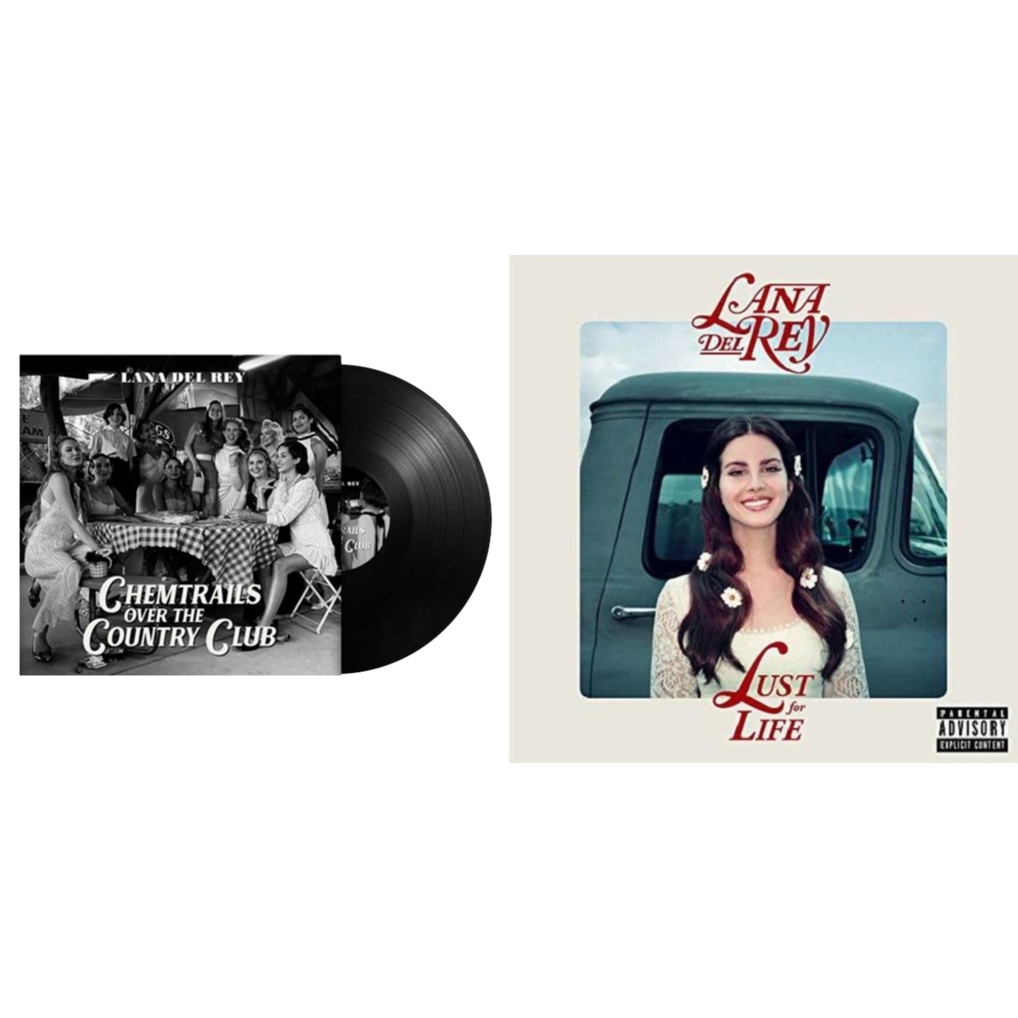 Lana Del Rey - Chemtrails Over The Country Club & Lust For Life - LP Vinyl Bundle