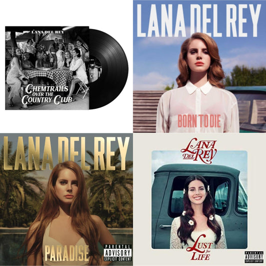 Lana Del Rey - Chemtrails Over The Country Club & Born To Die & Paradise & Lust For Life - LP Vinyl Bundle