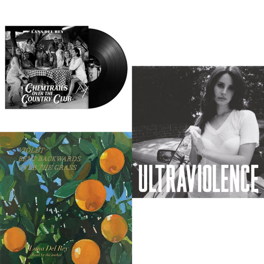 Lana Del Rey - Chemtrails Over The Country Club & Violet Bent Backwards Over The Grass (180G) & Ultraviolence - LP Vinyl Bundle