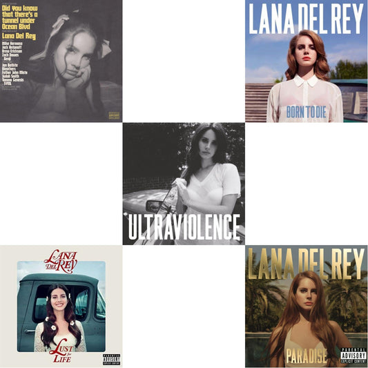 Lana Del Rey - Did You Know That There’S A Tunnel Under Ocean Blvd (X) (2LP/180G) & Born To Die & Paradise & Ultraviolence & Lust For Life