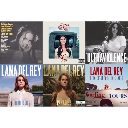 Lana Del Rey - Did You Know That There’S A Tunnel Under Ocean Blvd (X) (2LP/180G) & Born To Die & Paradise & Ultraviolence & Honeymoon & Lust For Life