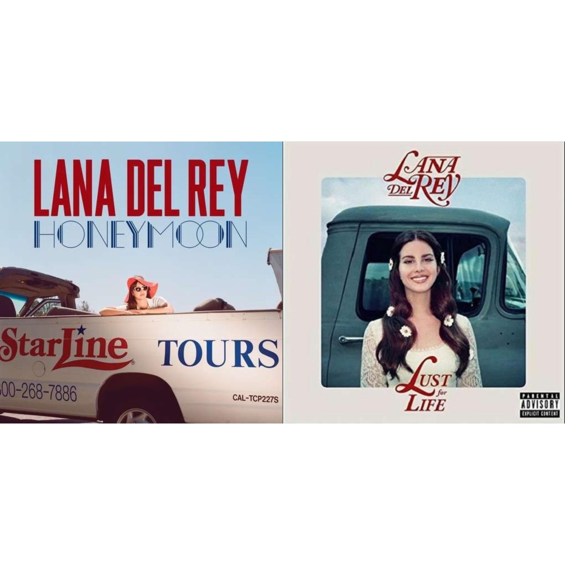 Lana Del Rey - Honeymoon & Lust For Life - CD Bundle