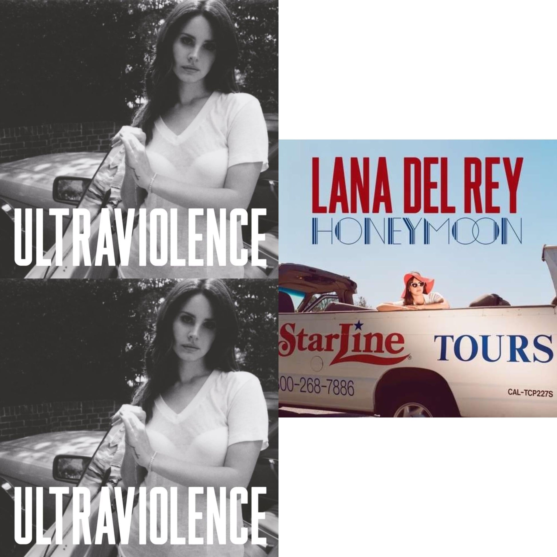 Lana Del Rey - Ultraviolence & Ultraviolence & Honeymoon - CD Bundle