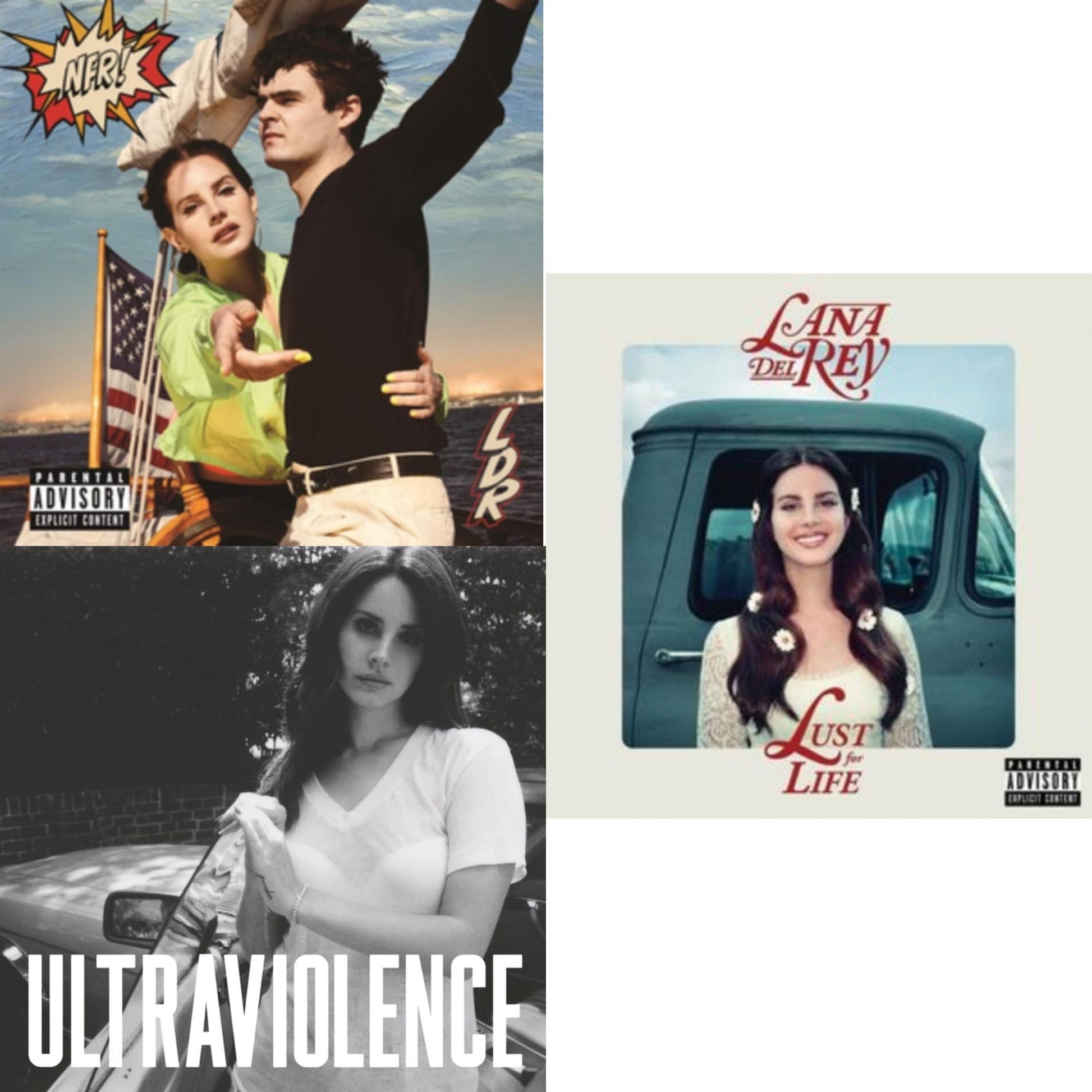 Lana Del Rey - Nfr! & Ultraviolence & Lust For Life - CD Bundle