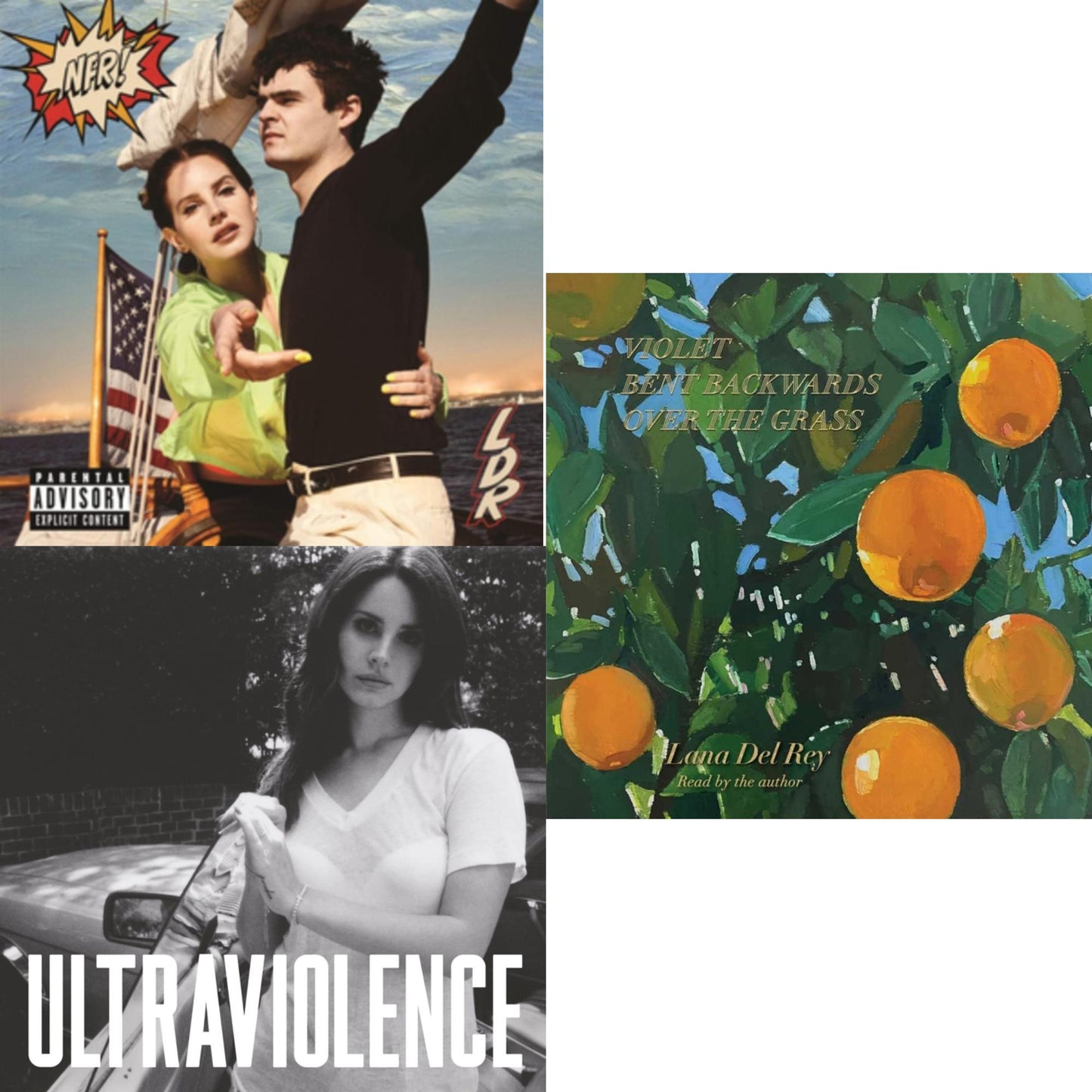 Lana Del Rey - Violet Bent Backwards Over The Grass & Nfr! & Ultraviolence - CD Bundle