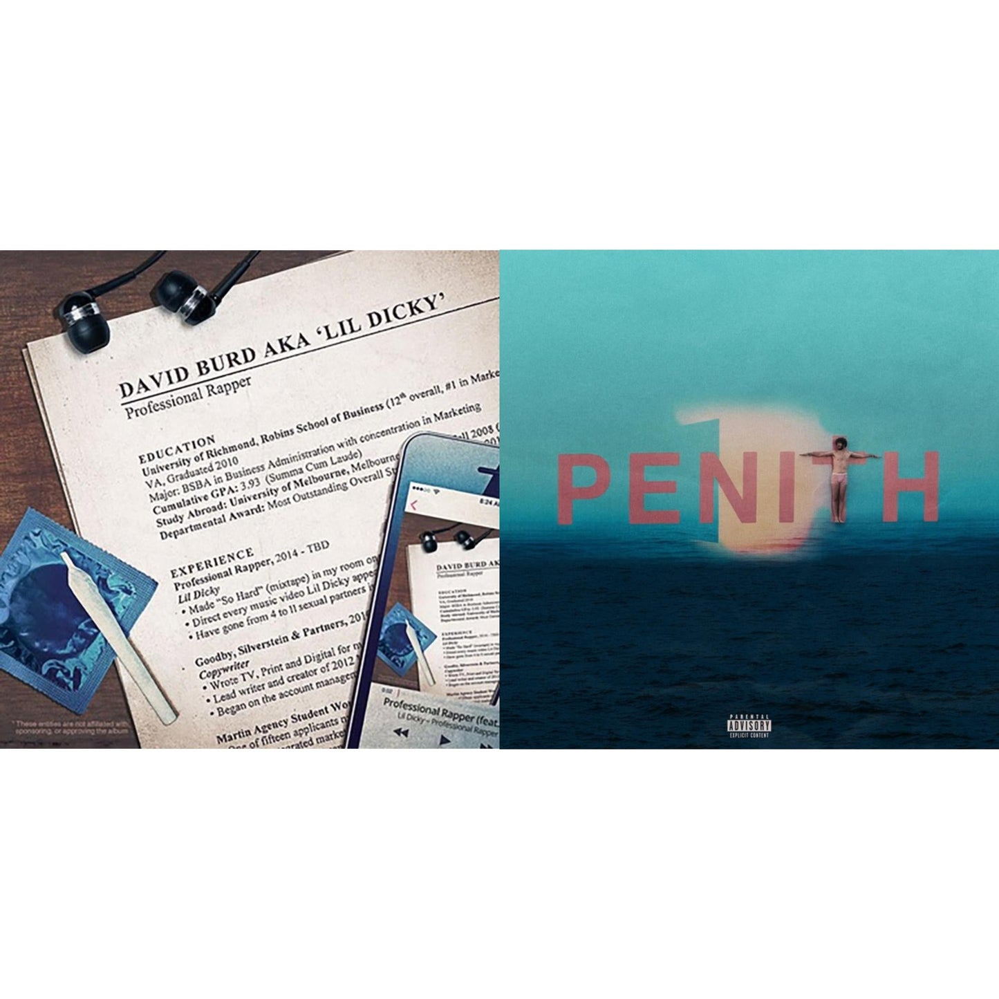 Lil Dicky - Professional Rapper (2LP) & Penith (The Dave Ost)