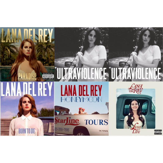 Lana Del Rey - Born To Die & Paradise & Ultraviolence & Ultraviolence & Honeymoon & Lust For Life - CD Bundle