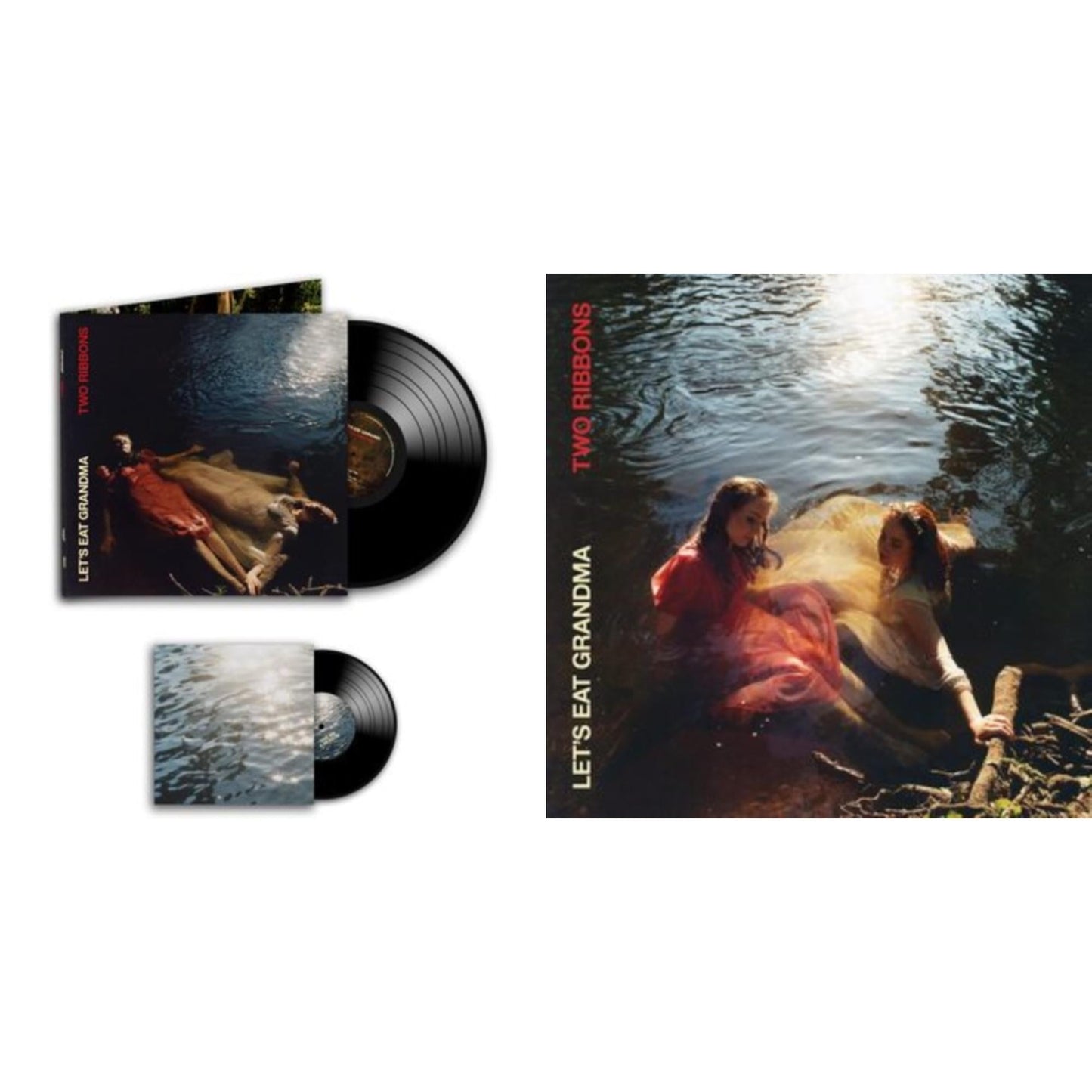 Let's Eat Grandma - Two Ribbons (Deluxe) & Two Ribbons - LP Vinyl Bundle