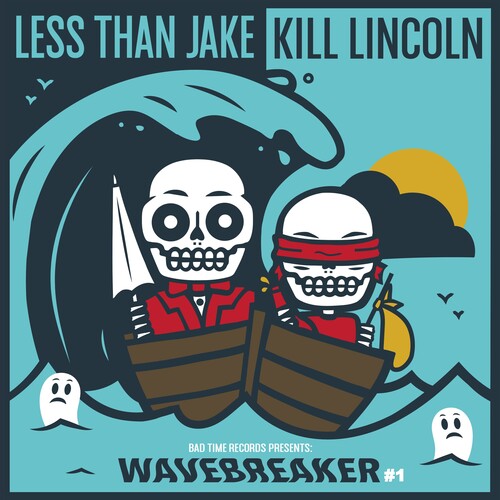 LESS THAN JAKE / KILL LINCOLN - Wavebreaker #1 (7" Single, Ltd to 500) Vinyl Record
