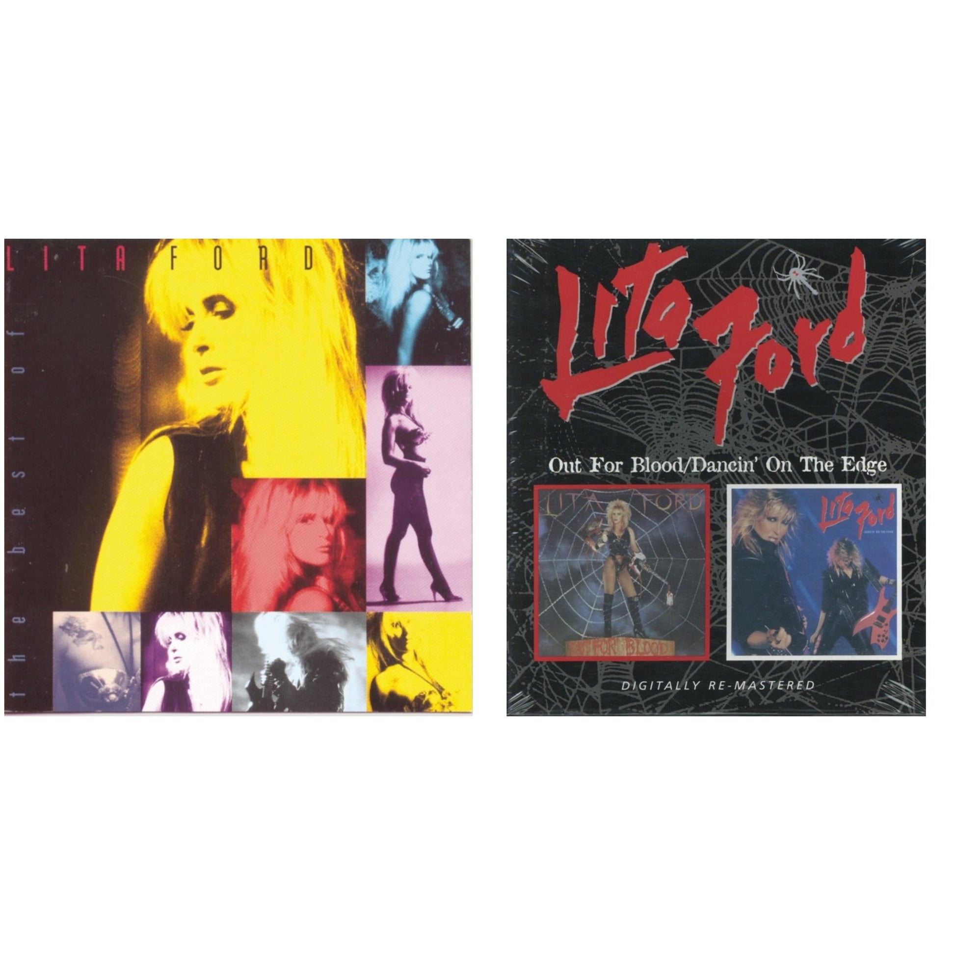 Lita Ford - Best Of Lita Ford & Out For Blood / Dancin On The Edge (Remastered) - CD Bundle