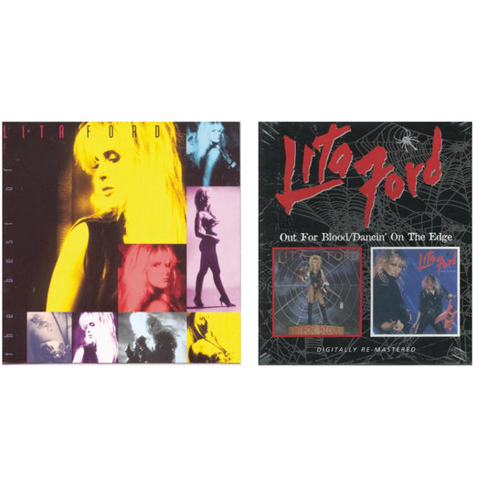Lita Ford - Best Of Lita Ford & Out For Blood / Dancin On The Edge (Remastered) - CD Bundle
