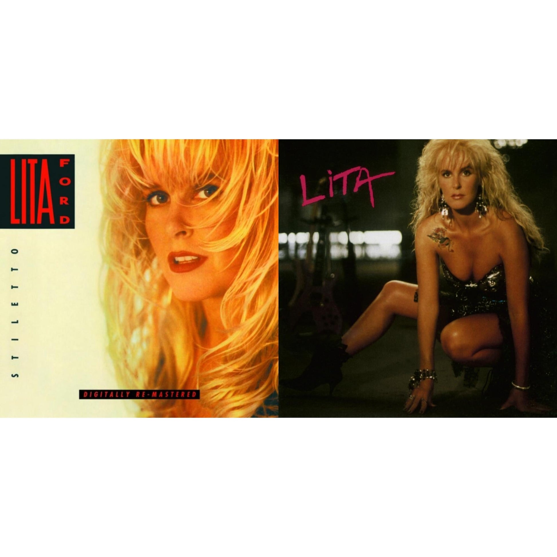 Lita Ford - Stiletto (Remastered) & Lita - CD Bundle