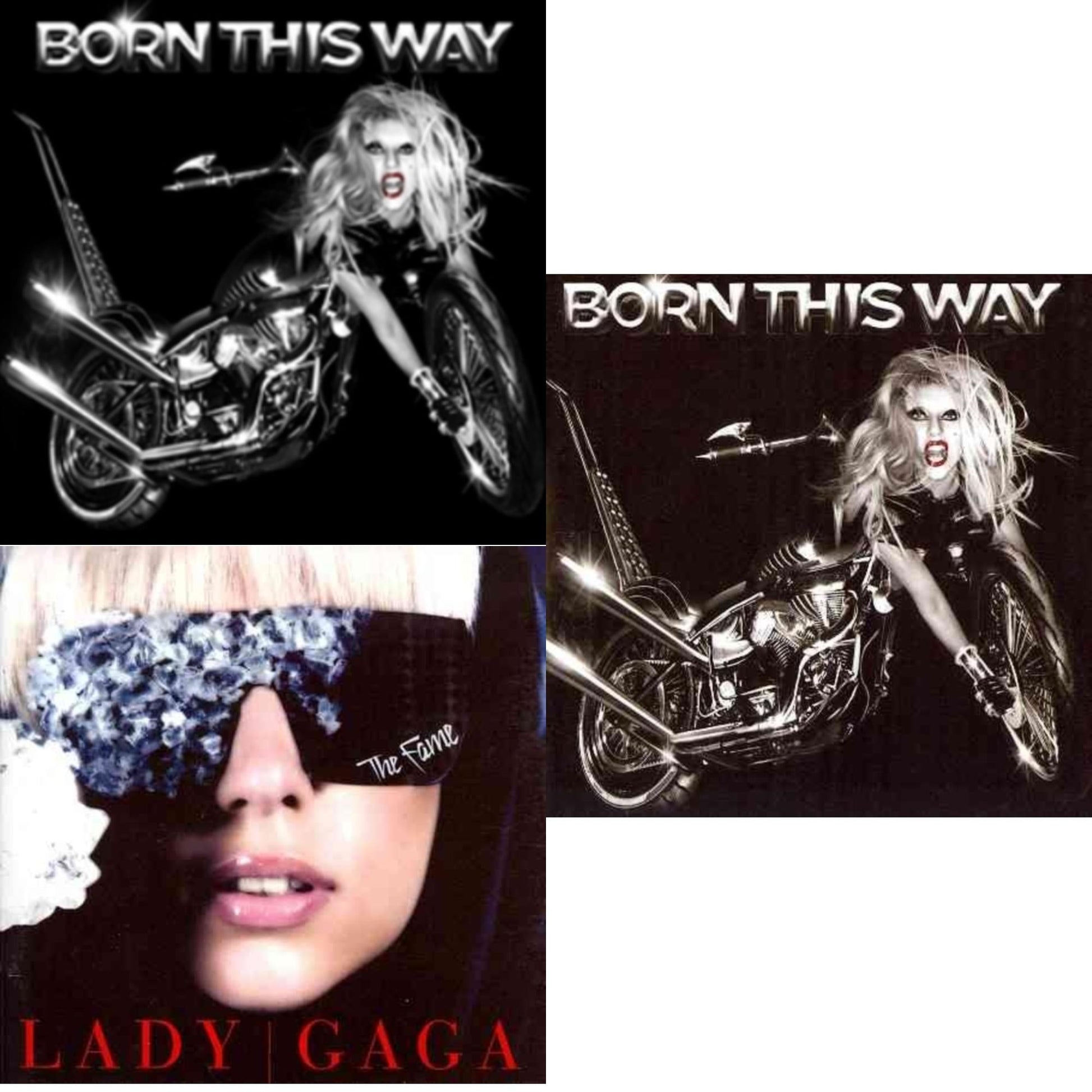 Lady Gaga - Born This Way & Fame & Born This Way - CD Bundle