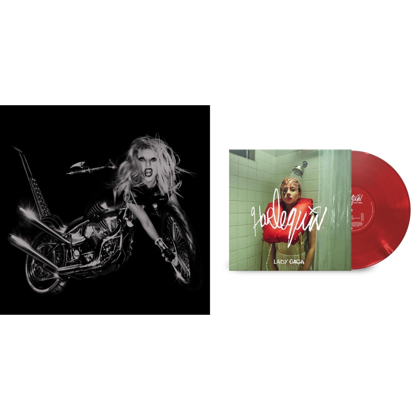 Lady Gaga - Born This Way - The Tenth Anniversary (3LP) & Harlequin (Red LP Vinyl)