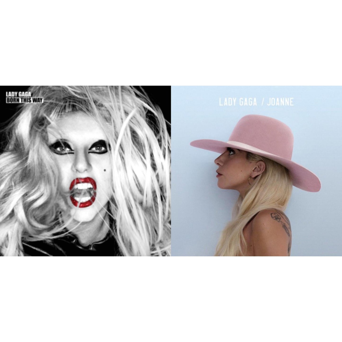 Lady Gaga - Born This Way & Joanne - LP Vinyl Bundle