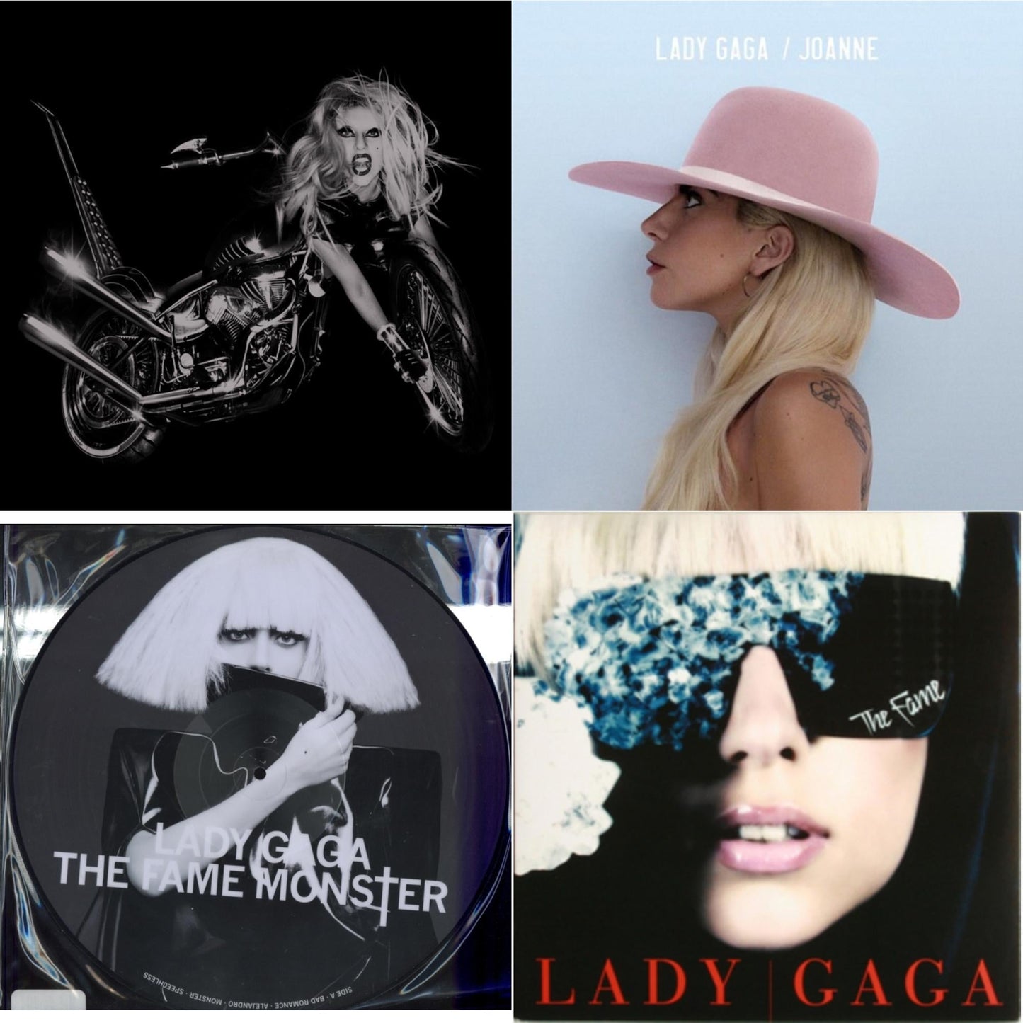 Lady Gaga - Born This Way - The Tenth Anniversary (3LP) & Fame & Fame Monster & Joanne