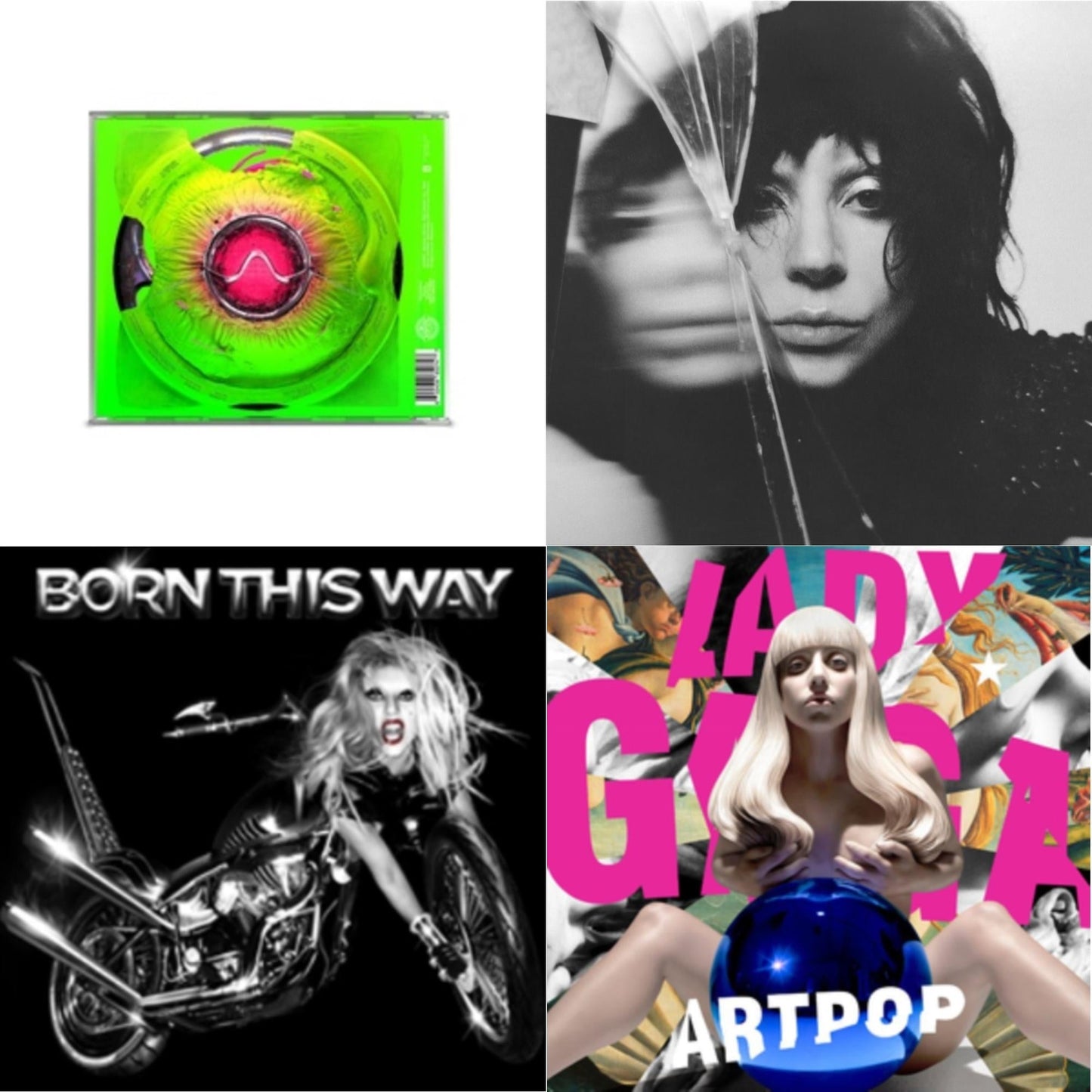 Lady Gaga - Dawn Of Chromatica & Mayhem & Born This Way & Artpop (X) (Updated) - CD Bundle