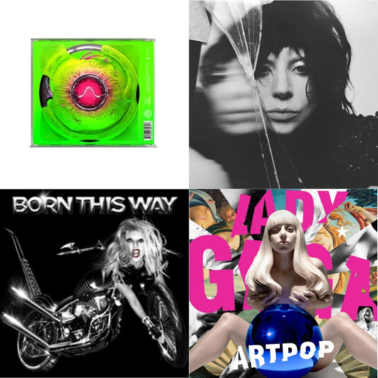 Lady Gaga - Dawn Of Chromatica & Mayhem & Born This Way & Artpop (X) (Updated) - CD Bundle