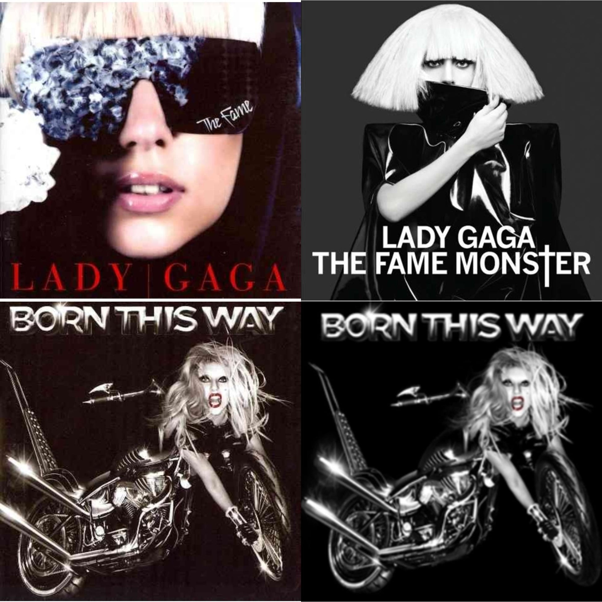 Lady Gaga - Fame & Fame Monster & Born This Way & Born This Way - CD Bundle