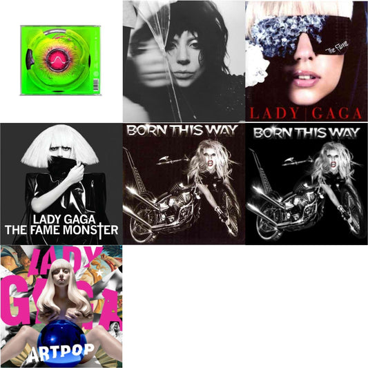 Lady Gaga - Dawn Of Chromatica & Mayhem & Fame & Fame Monster & Born This Way & Born This Way & Artpop (X) (Updated) - CD Bundle