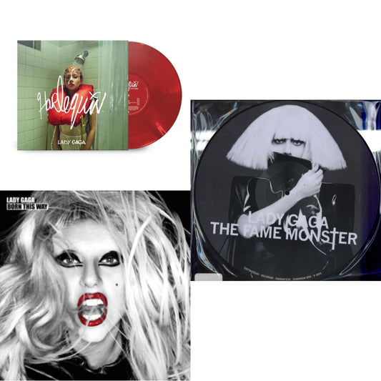 Lady Gaga - Harlequin (Red LP Vinyl) & Fame Monster & Born This Way