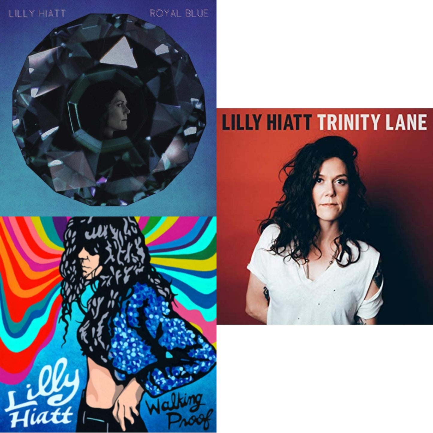Lilly Hiatt - Walking Proof (150G) & Royal Blue (Opaque Blue LP Vinyl) & Trinity Lane (Maroon & Black Marble LP Vinyl)