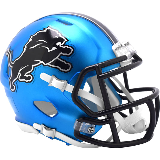 DETROIT LIONS Riddell 2024 On-Field Alternate Speed Mini  Football Helmet
