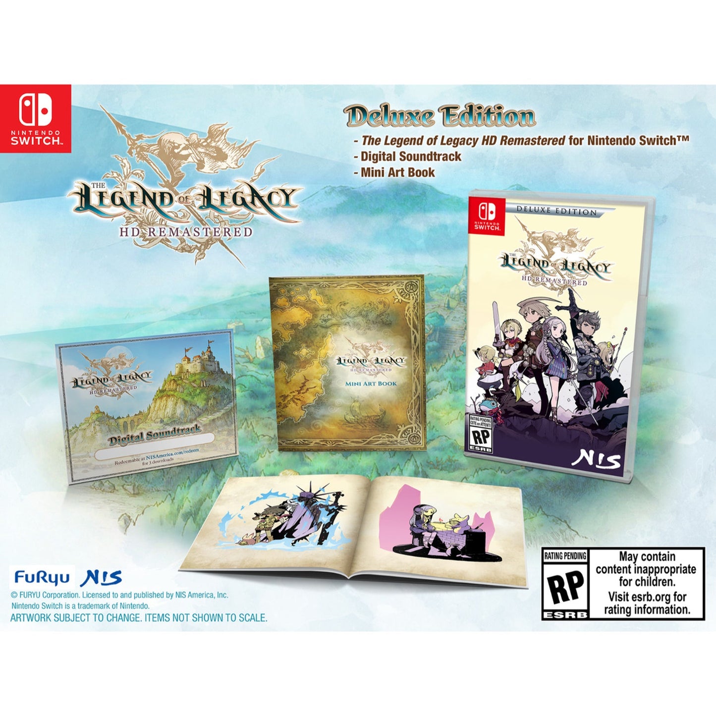 Koei Tecmo - Legend of Legacy HD Remastered: Deluxe Edition - Switch