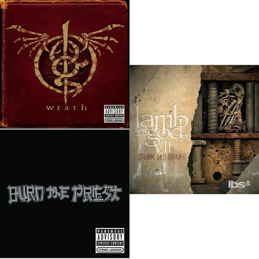 Lamb Of God - Wrath & Burn The Priest & Vii: Sturm Und Drang (Exp) - CD Bundle